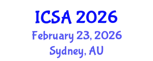 International Conference on Surgery and Anesthesia (ICSA) February 23, 2026 - Sydney, Australia