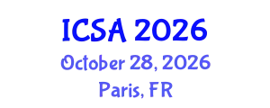 International Conference on Surgery and Anesthesia (ICSA) October 28, 2026 - Paris, France