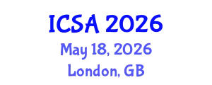 International Conference on Surgery and Anesthesia (ICSA) May 18, 2026 - London, United Kingdom