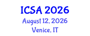 International Conference on Surgery and Anesthesia (ICSA) August 12, 2026 - Venice, Italy