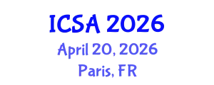 International Conference on Surgery and Anesthesia (ICSA) April 20, 2026 - Paris, France