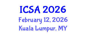 International Conference on Surgery and Anesthesia (ICSA) February 12, 2026 - Kuala Lumpur, Malaysia