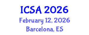 International Conference on Surgery and Anesthesia (ICSA) February 12, 2026 - Barcelona, Spain