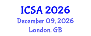 International Conference on Surgery and Anesthesia (ICSA) December 09, 2026 - London, United Kingdom
