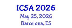 International Conference on Surgery and Anesthesia (ICSA) May 25, 2026 - Barcelona, Spain