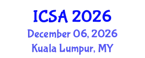 International Conference on Surgery and Anesthesia (ICSA) December 06, 2026 - Kuala Lumpur, Malaysia