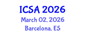 International Conference on Surgery and Anesthesia (ICSA) March 02, 2026 - Barcelona, Spain