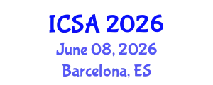 International Conference on Surgery and Anesthesia (ICSA) June 08, 2026 - Barcelona, Spain
