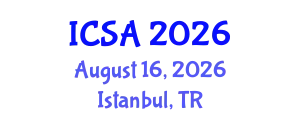 International Conference on Surgery and Anesthesia (ICSA) August 16, 2026 - Istanbul, Turkey