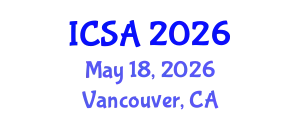 International Conference on Surgery and Anesthesia (ICSA) May 18, 2026 - Vancouver, Canada