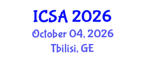 International Conference on Surgery and Anesthesia (ICSA) October 04, 2026 - Tbilisi, Georgia