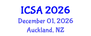 International Conference on Surgery and Anesthesia (ICSA) December 01, 2026 - Auckland, New Zealand