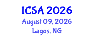 International Conference on Surgery and Anesthesia (ICSA) August 09, 2026 - Lagos, Nigeria