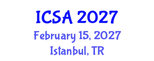 International Conference on Surgery and Anesthesia (ICSA) February 15, 2027 - Istanbul, Turkey