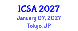 International Conference on Surgery and Anesthesia (ICSA) January 07, 2027 - Tokyo, Japan