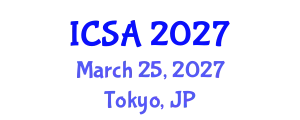 International Conference on Surgery and Anesthesia (ICSA) March 25, 2027 - Tokyo, Japan