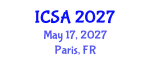 International Conference on Surgery and Anesthesia (ICSA) May 17, 2027 - Paris, France