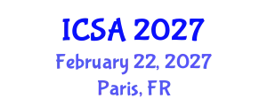 International Conference on Surgery and Anesthesia (ICSA) February 22, 2027 - Paris, France