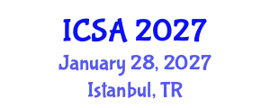 International Conference on Surgery and Anesthesia (ICSA) January 28, 2027 - Istanbul, Turkey