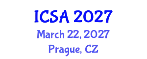 International Conference on Surgery and Anesthesia (ICSA) March 22, 2027 - Prague, Czechia