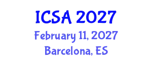 International Conference on Surgery and Anesthesia (ICSA) February 11, 2027 - Barcelona, Spain