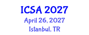 International Conference on Surgery and Anesthesia (ICSA) April 26, 2027 - Istanbul, Turkey
