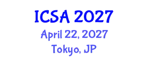 International Conference on Surgery and Anesthesia (ICSA) April 22, 2027 - Tokyo, Japan