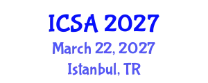 International Conference on Surgery and Anesthesia (ICSA) March 22, 2027 - Istanbul, Turkey