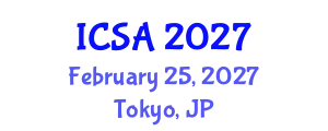International Conference on Surgery and Anesthesia (ICSA) February 25, 2027 - Tokyo, Japan