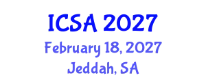 International Conference on Surgery and Anesthesia (ICSA) February 18, 2027 - Jeddah, Saudi Arabia