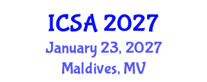 International Conference on Surgery and Anesthesia (ICSA) January 23, 2027 - Maldives, Maldives