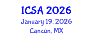 International Conference on Surgery and Anesthesia (ICSA) January 19, 2026 - Cancún, Mexico