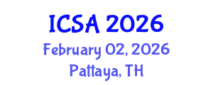 International Conference on Surgery and Anesthesia (ICSA) February 02, 2026 - Pattaya, Thailand