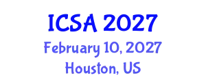 International Conference on Surgery and Anesthesia (ICSA) February 10, 2027 - Houston, United States