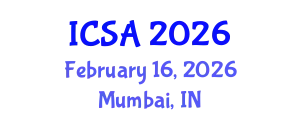 International Conference on Surgery and Anesthesia (ICSA) February 16, 2026 - Mumbai, India