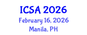 International Conference on Surgery and Anesthesia (ICSA) February 16, 2026 - Manila, Philippines