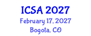 International Conference on Surgery and Anesthesia (ICSA) February 17, 2027 - Bogota, Colombia