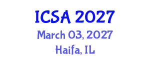 International Conference on Surgery and Anesthesia (ICSA) March 03, 2027 - Haifa, Israel