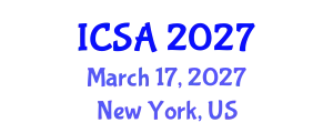 International Conference on Surgery and Anesthesia (ICSA) March 17, 2027 - New York, United States