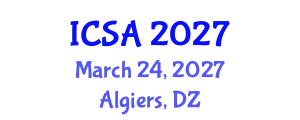 International Conference on Surgery and Anesthesia (ICSA) March 24, 2027 - Algiers, Algeria