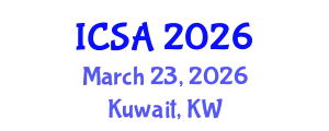 International Conference on Surgery and Anesthesia (ICSA) March 23, 2026 - Kuwait, Kuwait