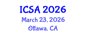 International Conference on Surgery and Anesthesia (ICSA) March 23, 2026 - Ottawa, Canada