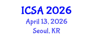 International Conference on Surgery and Anesthesia (ICSA) April 13, 2026 - Seoul, Republic of Korea