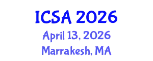 International Conference on Surgery and Anesthesia (ICSA) April 13, 2026 - Marrakesh, Morocco