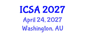 International Conference on Surgery and Anesthesia (ICSA) April 24, 2027 - Washington, Australia