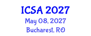 International Conference on Surgery and Anesthesia (ICSA) May 08, 2027 - Bucharest, Romania