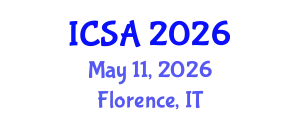 International Conference on Surgery and Anesthesia (ICSA) May 11, 2026 - Florence, Italy
