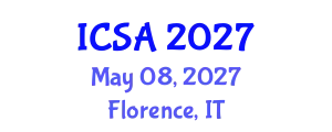 International Conference on Surgery and Anesthesia (ICSA) May 08, 2027 - Florence, Italy