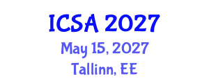 International Conference on Surgery and Anesthesia (ICSA) May 15, 2027 - Tallinn, Estonia