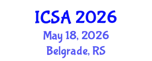 International Conference on Surgery and Anesthesia (ICSA) May 18, 2026 - Belgrade, Serbia